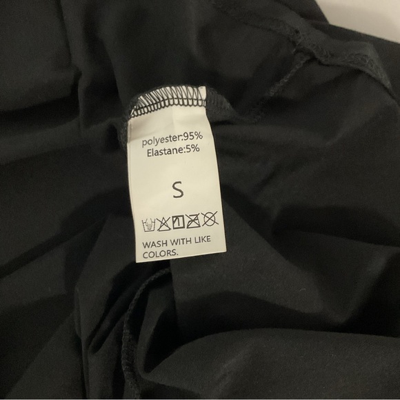 NWOT SHEIN Embroidered B&W Lace Floral Patchwork Cold Shoulder Hollow Out Mini S - Picture 12 of 13